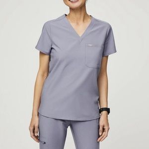 Vapor Blue Women’s FIGS Scrub Top